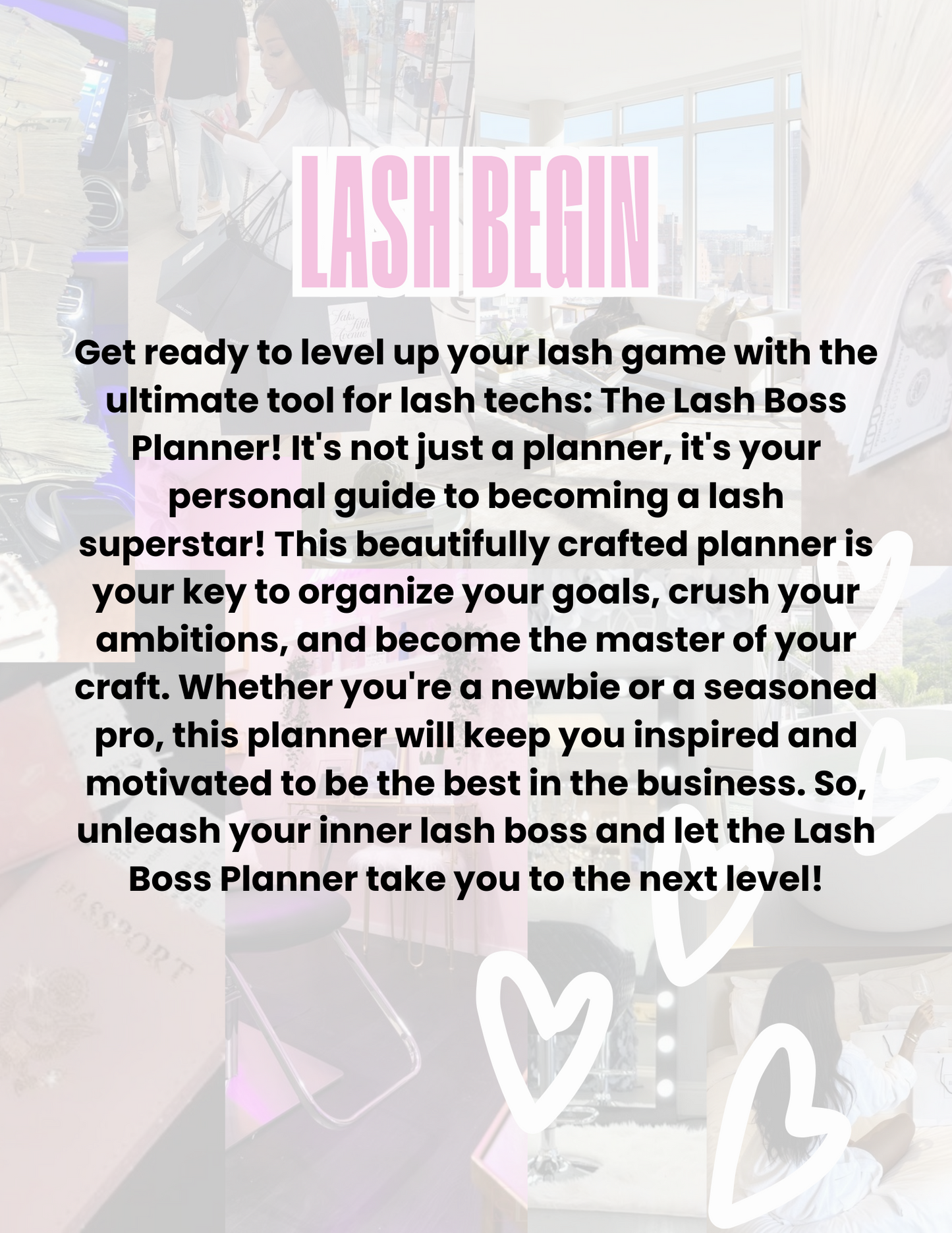 Lash Boss Electronic Planner